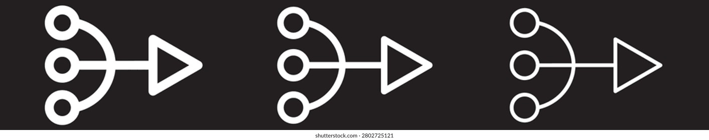 Simplify Icon. Minimal symbol representing simplification, optimization, and streamlined process.