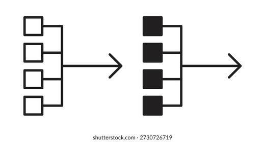 Simplify icons for design. Easily editable stroke. Modern flat design.