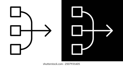 Vereinfachen Sie den dünnen Linien-Vektorsymbol-Satz.