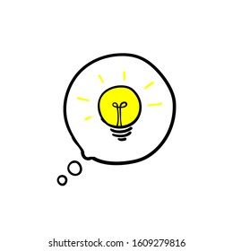 Simplifying the complex, confusion clarity or path. vector idea concept with lightbulbs doodle illustration