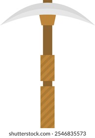 Simplistic depiction of a pickaxe tool