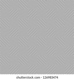 Simplistic optical seamless pattern, monochrome black and white vector background.