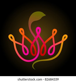 simplistic snake vector graphics