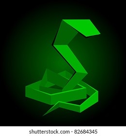 simplistic snake vector graphics