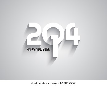 Simplistic text background for the Happy New Year
