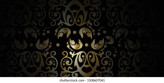 simply background landscape vector design. golden ann spary brush