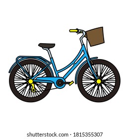 Einfach fahrradVektorgrafik-Illustration