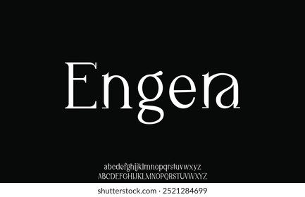 Simply Classy minimalist elegant luxury alphabet font suitable for branding, logo, etc.
