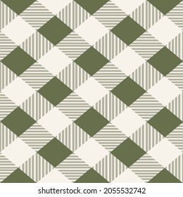 Simply dark green checkered seamless pattern, Abstract vector backgrounds design for decorating, wallpaper, wrapping paper, fabric, backdrop and etc.