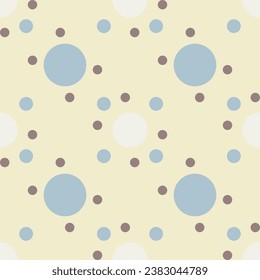Simply dots seamless polka dots pattern isolated on white background. Theme of the St. Patrick Day.