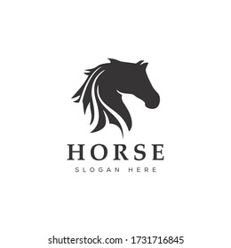 SIMPLY AND ELEGANT HORSE LOGO GESIGNS LOGO