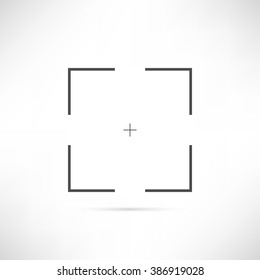Simply frame icon. Shutter Icon. Focus Icon.