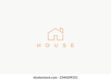 Simply House Logo Template Universal Icon Sign Symbol Brand Identity