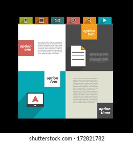 Simply infographic template.