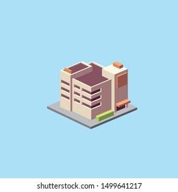 Simply Isometric Building Soft Color