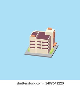 Simply Isometric Building Soft Color