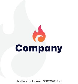 simply Letter C and Fire Logo app