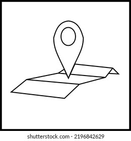 Simply Maps Illustration. Good to use as a travel and exploration logo. September, 02 2022.