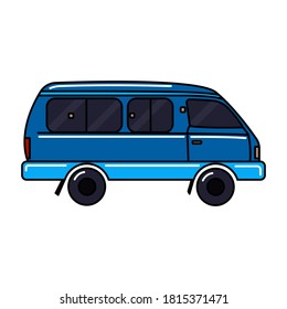 Simply Minibus car vector icon