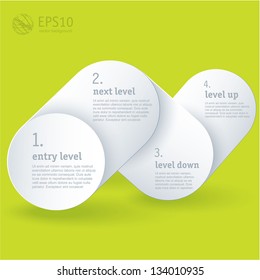 Simply minimal infographic template design. Vector.