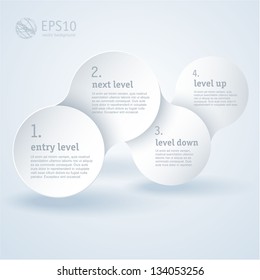 Simply minimal infographic template design. Vector.