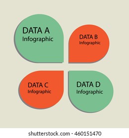 Simply minimal infographic template design. Vector EPS10