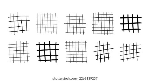 Einfach minimalistisches Rastervektorset