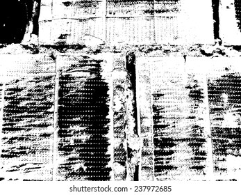 Simply Place Texture over Stamp, Label, Insignia, Banner, Badge to Create Grunge Effect .