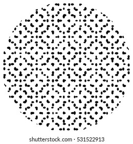 Simply Polka Overlay Stamp Texture For Your Design. Hand Made.  EPS10 vector.