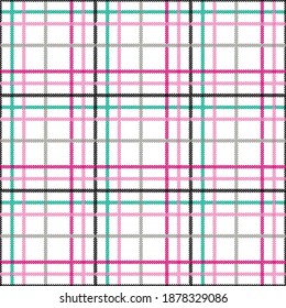 Simply seamless check pattern design for decorating wallpaper, wrapping paper, fabric, backdrop and etc.