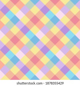 Simply seamless check pattern design for decorating wallpaper, wrapping paper, fabric, backdrop and etc.