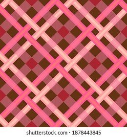 Simply seamless check pattern design for decorating wallpaper, wrapping paper, fabric, backdrop and etc.