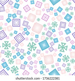 Simply seamless geometric pattern. Abstract background texture. 