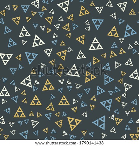 Simply seamless geometric pattern. Abstract background texture. 