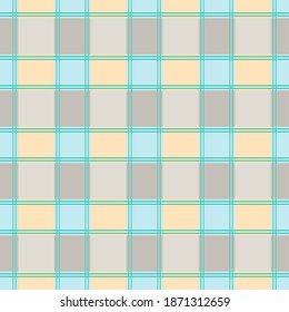 Simply seamless pattern design of mint green square for decorating, wallpaper, fabric and etc.