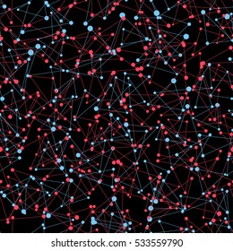 Simply seamless pattern with endlessly pattern consisting of triangles with the points. Abstract background is made in bright colors.Wallpaper for textile and fabric. Fashion style.Colorful bright. 