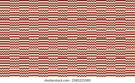 Simply seamless waves and line pattern design for decorating wallpaper, wrapping paper, fabric, backdrop and etc.