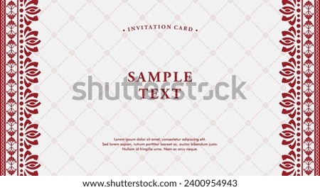 Simply Sophisticated The Indian Frame vector template