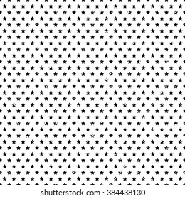 Simply Star Seamless Texture For Your Design. EPS10 vector.