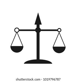 Simply weight icon. Compare logo symbol.