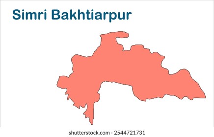 Simri Bakhtiarpur subdivision map ,Saharsa District, Bihar State, Republic of India, Government of Bihar, Indian territory, Eastern India, politics, village, tourism