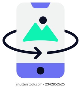 Simulated Environment Icon for uiux, infographic, etc