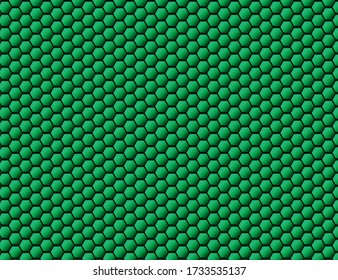 
Simulated green lizard skin and snake-gradient 3D.