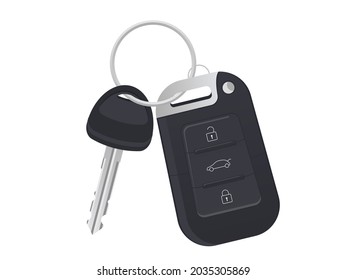 Simulation Car Key Vector design 