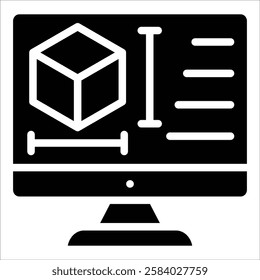 Simulation Icon Element For Design