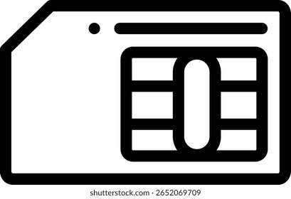 simulation icon. Thin Linear Style Design Isolated On White Background