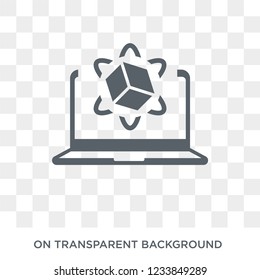 Simulation Icon. Trendy Flat Vector Simulation Icon On Transparent Background From Programming Collection. 
