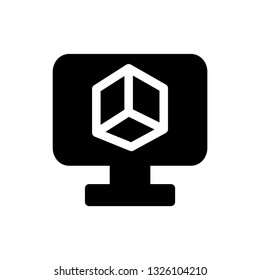 Simulation icon, vector