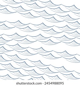 Simulation of sea or ocean waves with different surface directions, like a storm.