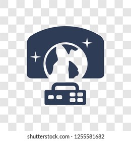 Simulator icon. Trendy Simulator logo concept on transparent background from Astronomy collection